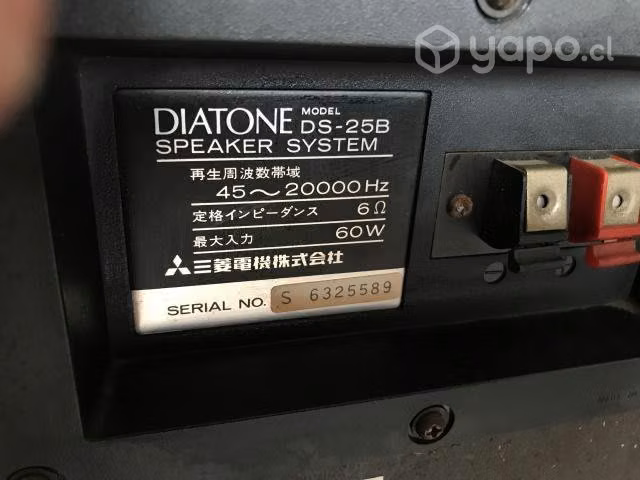 Impecable sonido de Parlantes Diatone DS25B