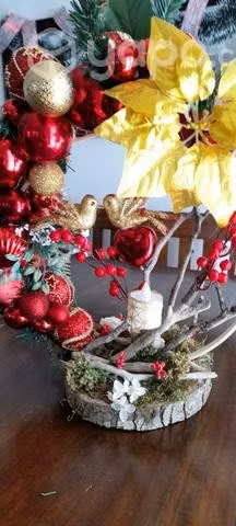 Hermosos centros de mesa navideños