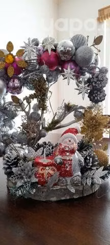 Hermosos centros de mesa navideños - Imagen 4