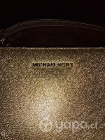 Cartera dorada Michael Kors Original
