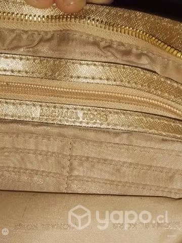 Cartera dorada Michael Kors Original