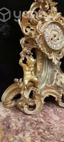 Reloj de Bronce Luis XV Seriado - Imagen 2