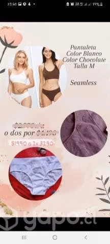 Cuadros/calzones/pantaletas 10%