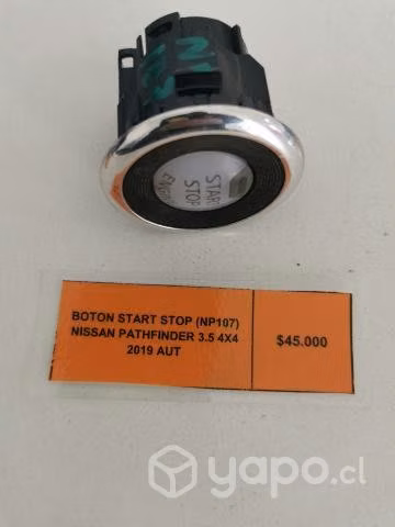 Boton Start Stop (NP107) Nissan Pathfinder 3.5 4x