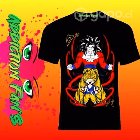 Polera de anime talla XL