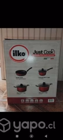 Batería ollas ilko 7 piezas NUEVAS