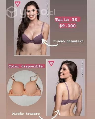 Sostén talla 38