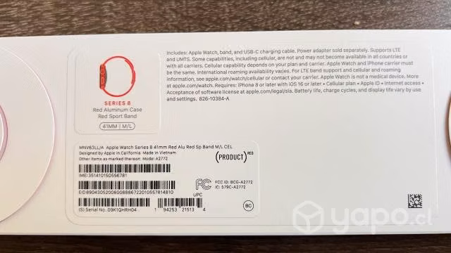 Apple Watch S8 GPS + Cellular 41mm Sellado - Imagen 3