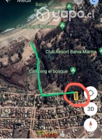 Gran terreno Pichidangui - caminando a la playa