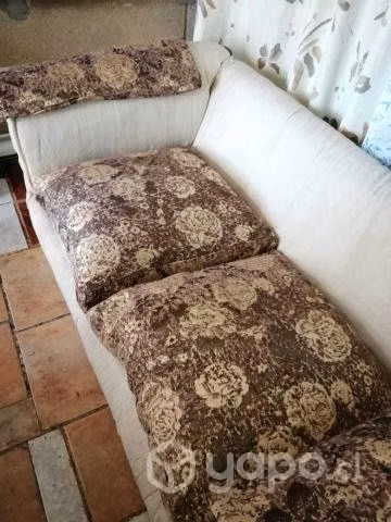Sofà de tela de dos cuerpos
