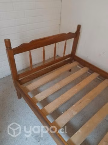 Marqueza 1 Plaza, madera nativa, firme - Imagen 4