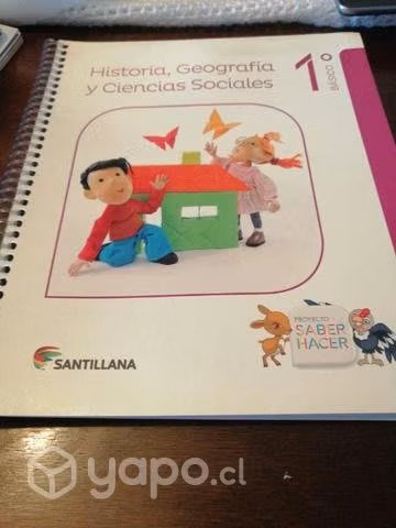 Libro santillana historia 1ro básico