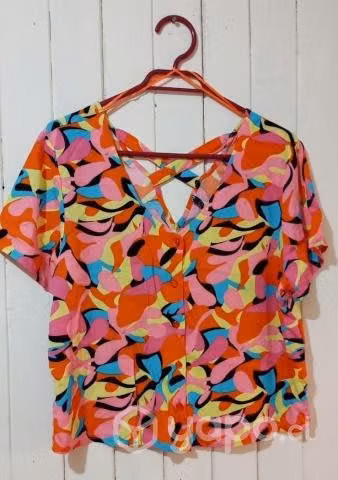 Blusa rosa/naranja