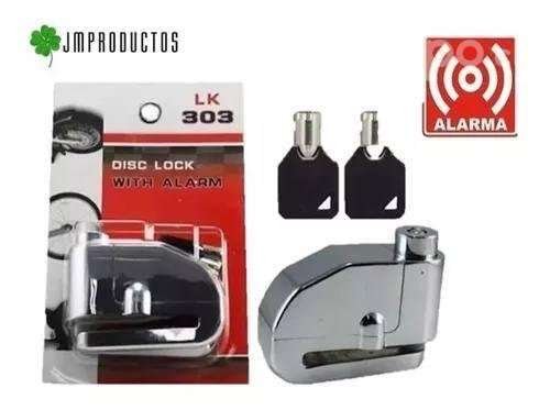 Candado Freno Disco Con Alarma 125db Moto - Imagen 3
