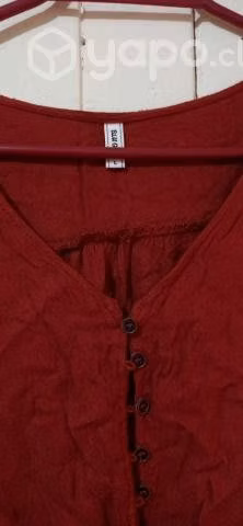 Blusa burdeo - Imagen 4