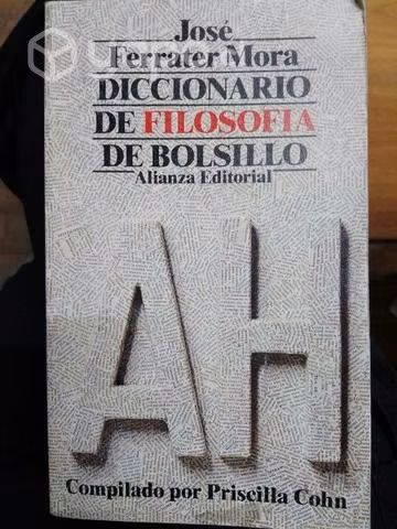 Libro Diccionario de Filosofía de bolsillo