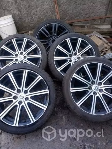 Juego de llantas aro 18 Volvo s60 2021