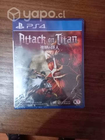Attack On Titan ps4 Fisico Nuevo