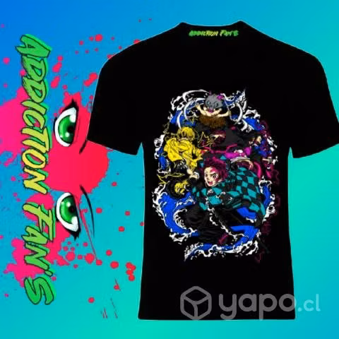 Polera de Anime talla M y L - Imagen 3