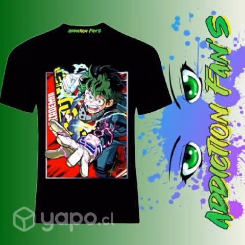 Polera de Anime talla M y L - Imagen 6
