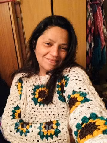 Chaleco hecho a mano crochet hilo tema - Imagen 5