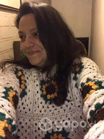 Chaleco hecho a mano crochet hilo tema - Imagen 6