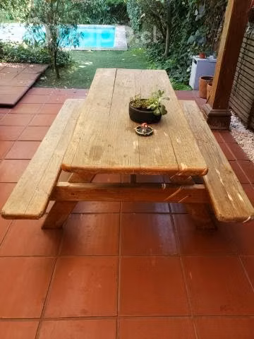 Mesa de madera de Roble