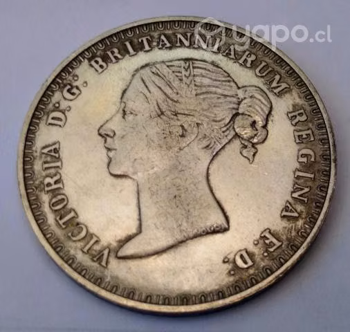 Moneda / Medalla De Inglaterra, Reina Victoria, 18