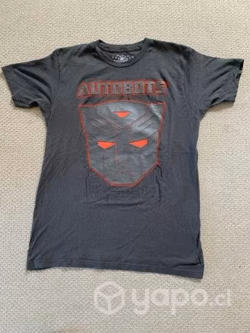 polera de colección transformers