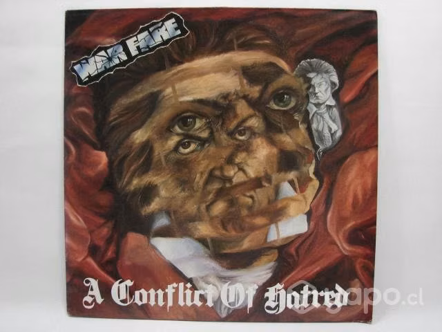 Vinilo Warfare A Conflict Of Hatred Francia 1988 E