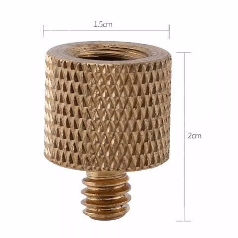 Adaptador para trípodes 3/8 hembra 1/4 Macho
