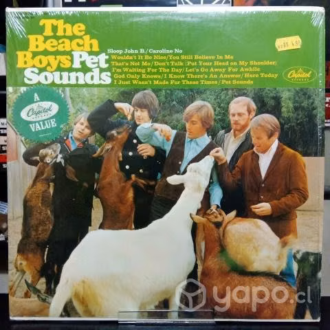 VInIlo Lp The Beach Boys Pet Sounds Original