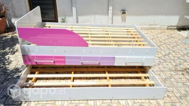 Cama nido 1/2 plaza sin uso