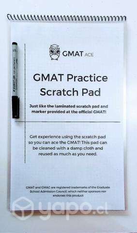 GMAT bloc + marcador para práctica oficial - Imagen 3