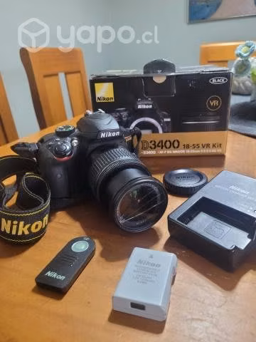 Camara reflex canon d3400