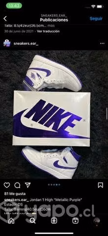 Jordan 1 metallic purple