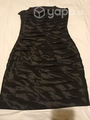 Vestido de fiesta negro.Corto talla XS