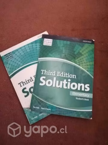 Third edition solution Student book y workbook