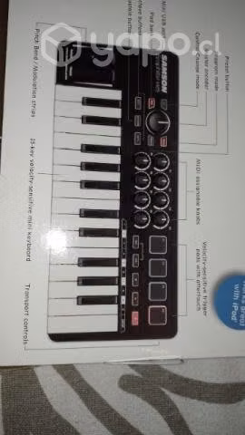 Graphitm25 samson controlador midi