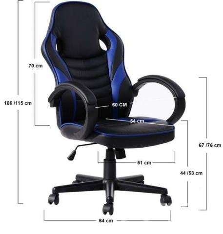 Silla Gamer Ergonómica - Azul - Imagen 2