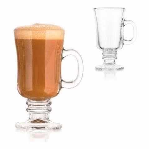 Set Tazas De Vidrio Para Café Capuchino Expresso 6