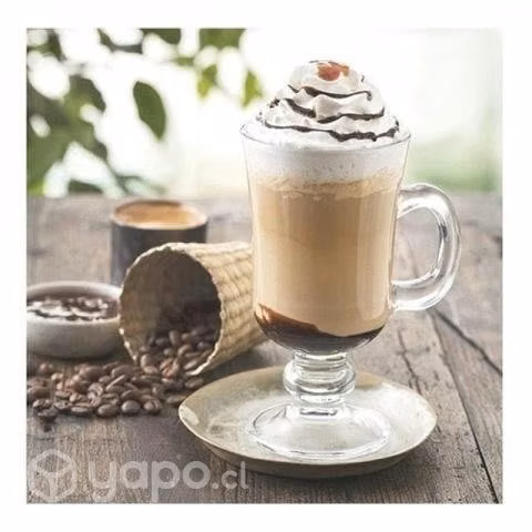 Set Tazas De Vidrio Para Café Capuchino Expresso 6