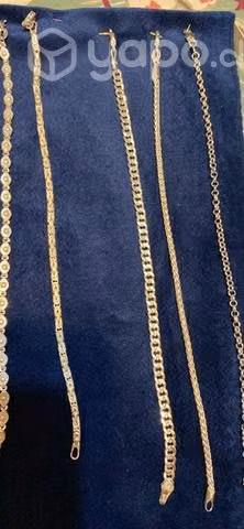de pulseras de plata
