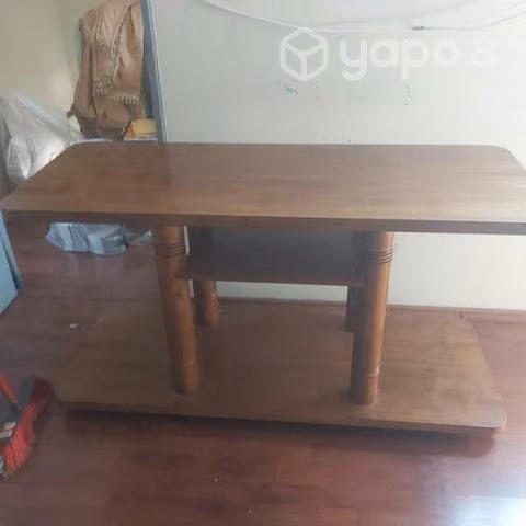 Rack madera castaño