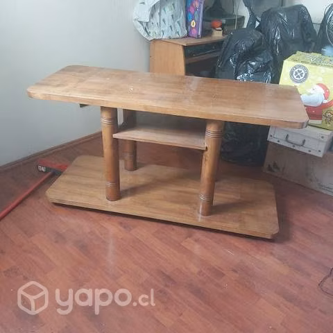 Rack madera castaño - Imagen 2