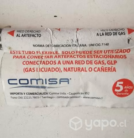 Flexible para gas 1/2x1/2 - Imagen 2