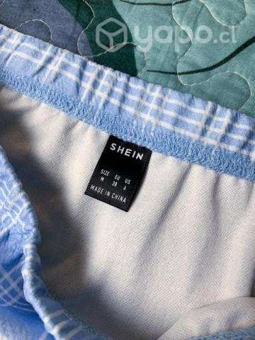 Falda celeste talla M - Imagen 3