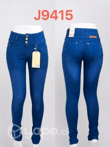Jeans elasticados pitillo y palasos