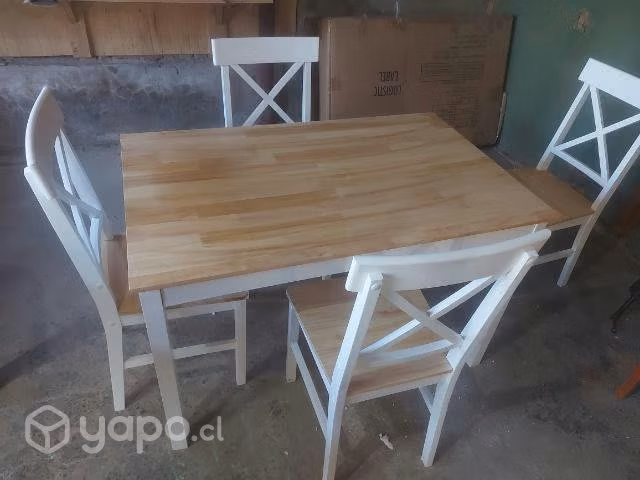 Set de comedor 1+4 Madera Just home Collection