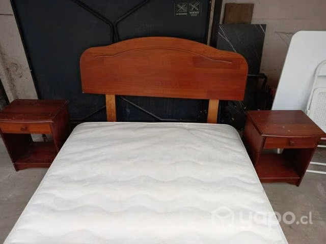 Juego dormitorio 2 plazas sin colchon